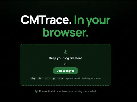 CMTrace Web